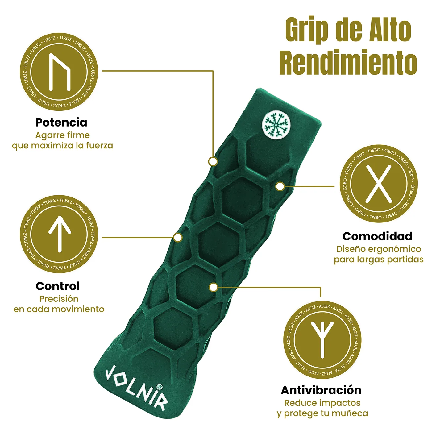 Grip Pádel Premium Verde 3
